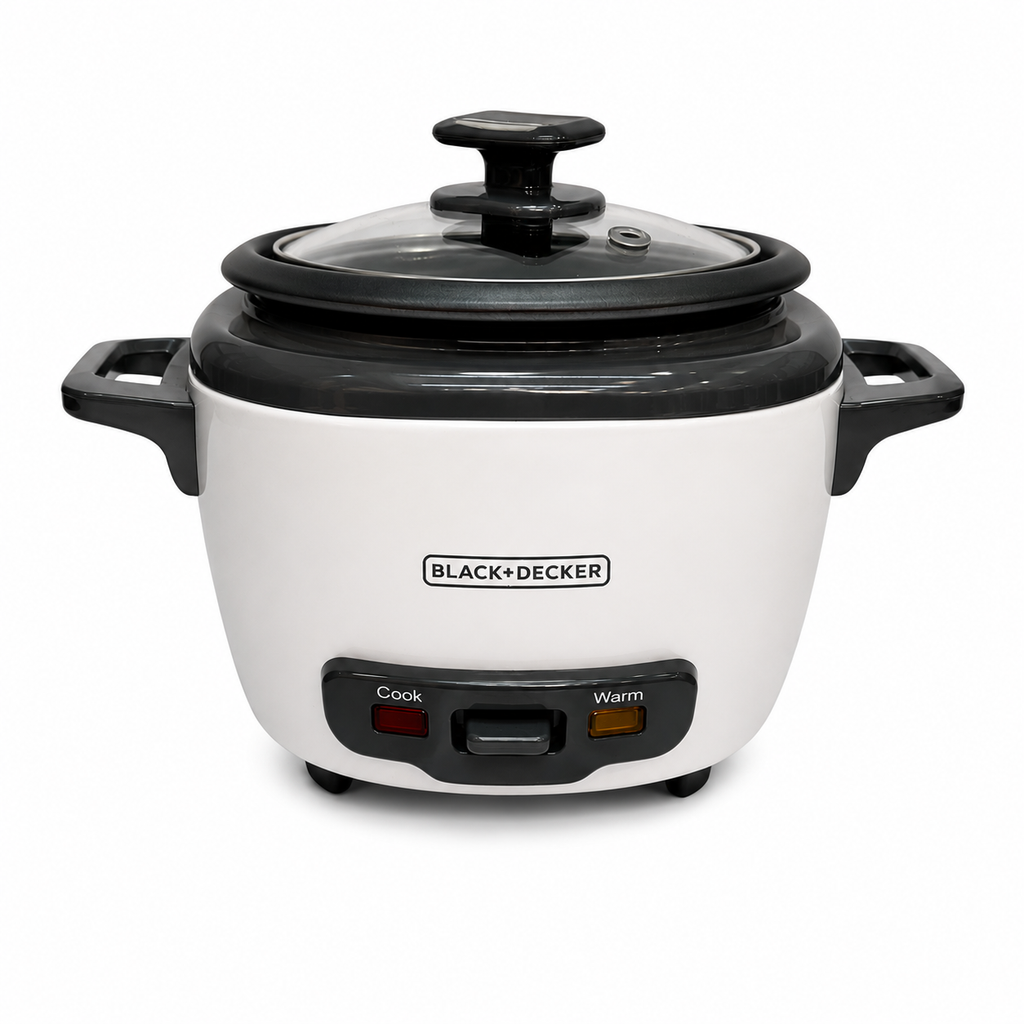 olla arrocera personal blanca BLACK+DECKER