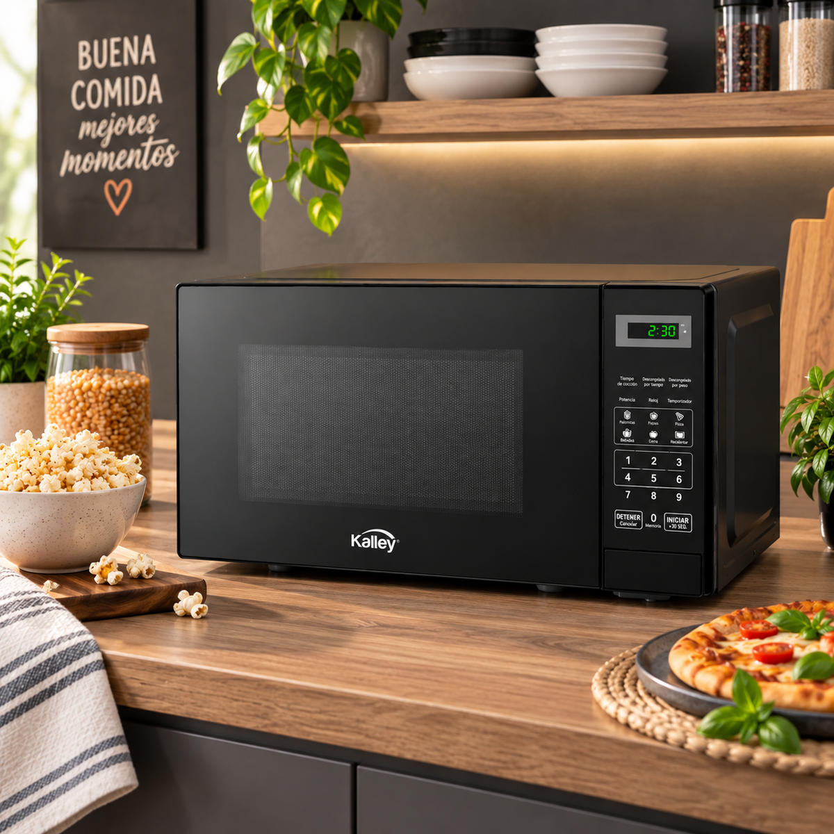Horno microondas20 litros negro KALLEY