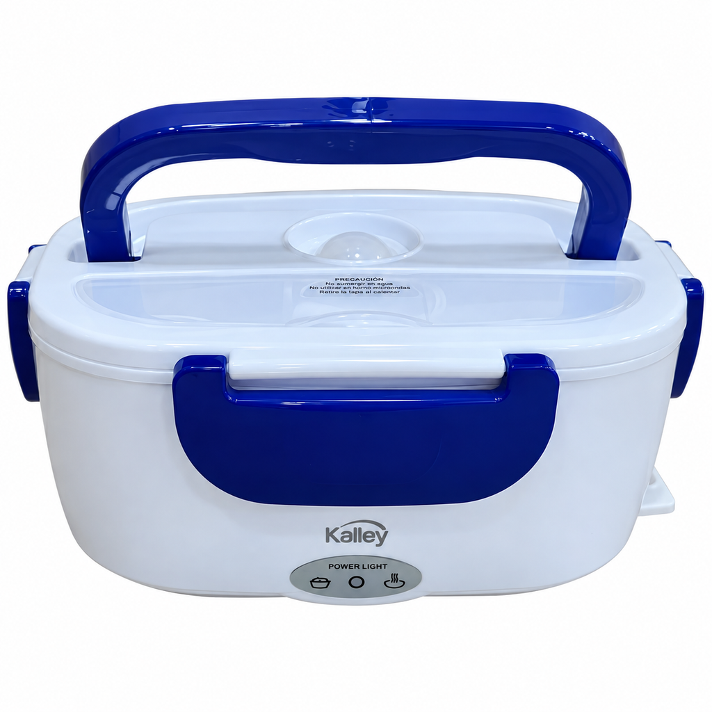 Lonchera eléctrica portable 1.1 litros 60W azul KALLEY