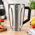 Licuadora multifuncional Kalley 1.5 litros vaso de vidrio y acero