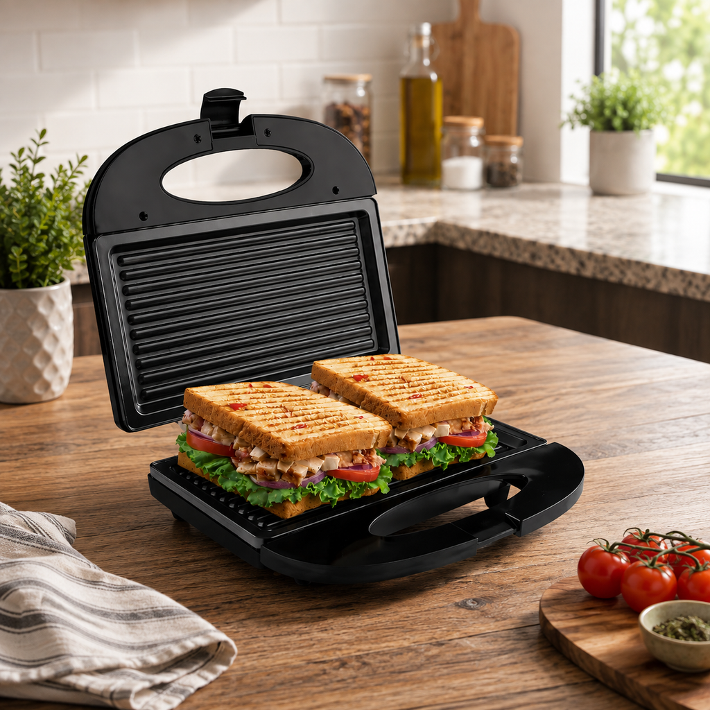 Sanduchera gril asador 2 en 1 HOME ELEMENTS