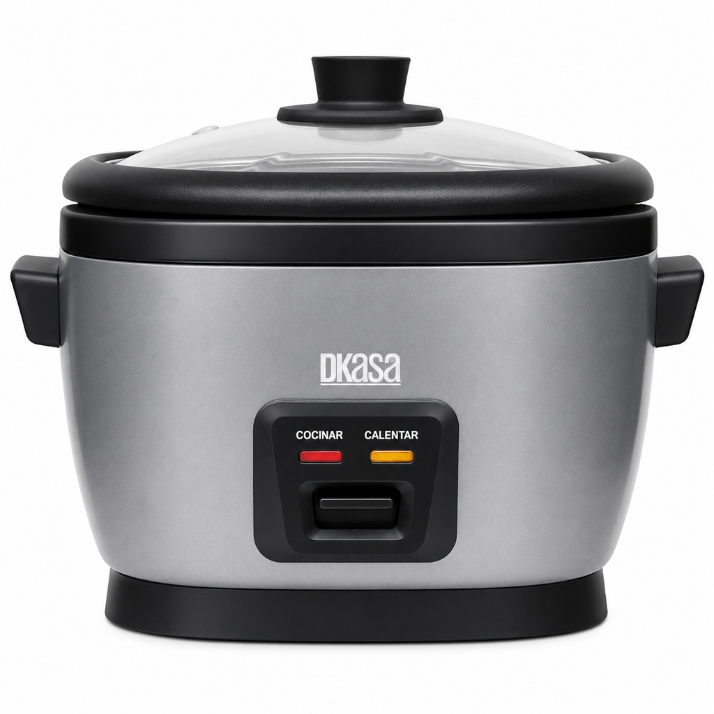 Olla Arrocera Premium Inox Cook Con Visor 1.0 Libra DKASA