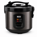 Olla Arrocera Premium Inox Cook Con Visor 1.8 Libras black DKASA