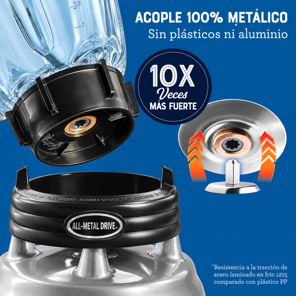 Licuadora clásica Oster® motor reversible OSTER