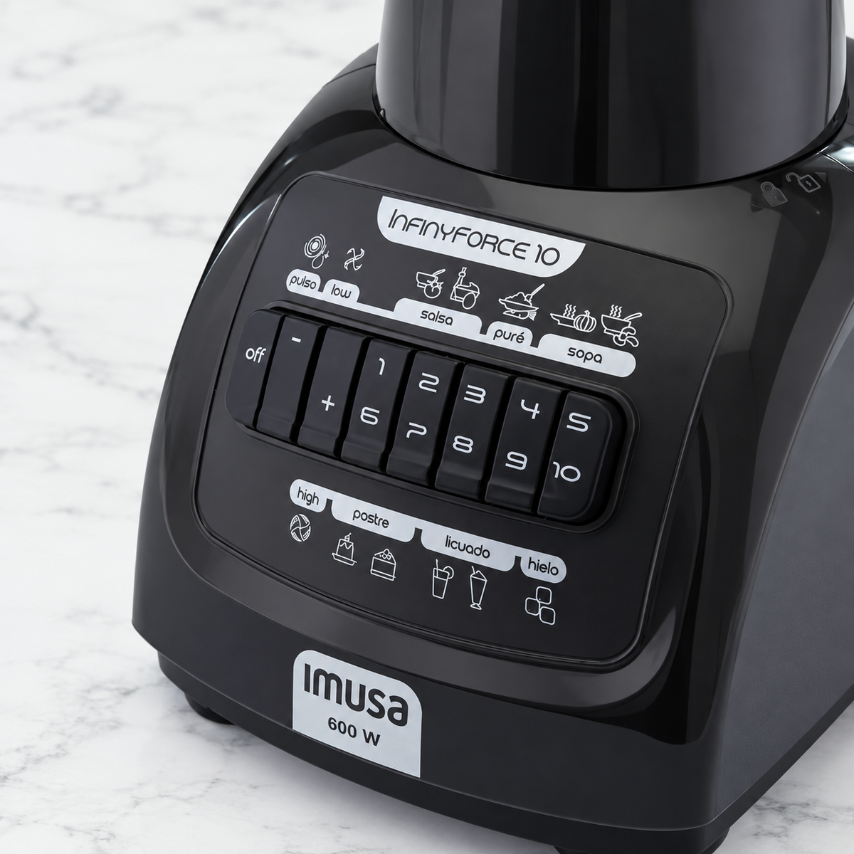 Licuadora Infiny force 10 velocidades 600 W IMUSA