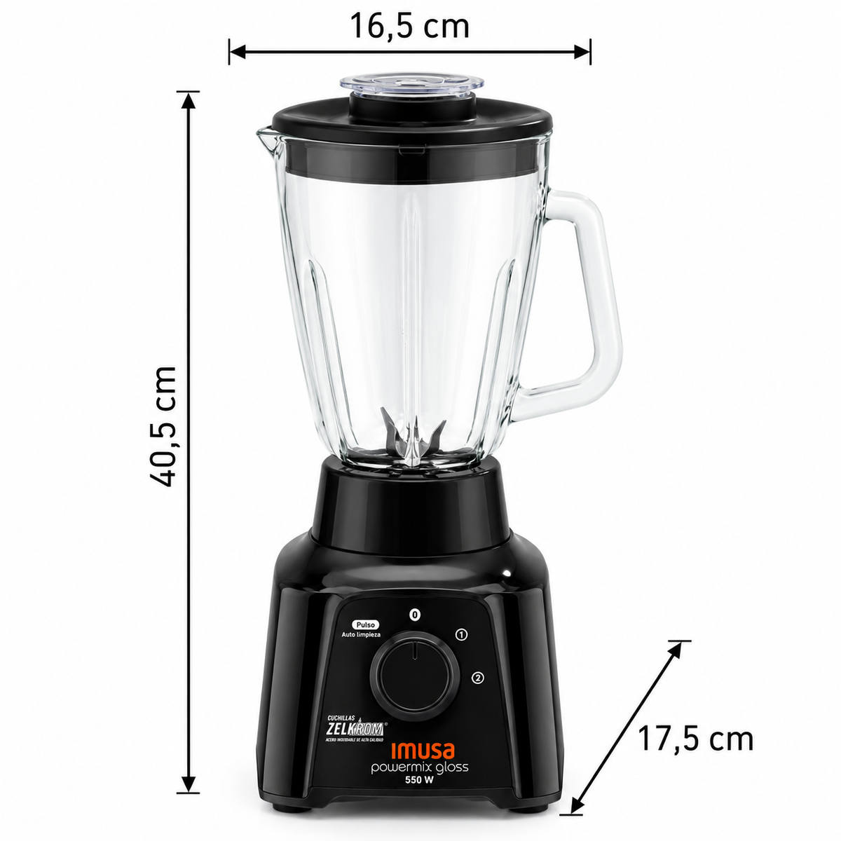 Licuadora powermix glass IMUSA