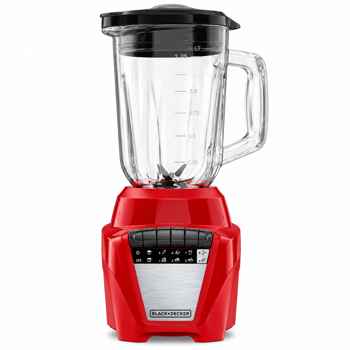 Licuadora Black+Decker Ice Crush roja 8 VEL