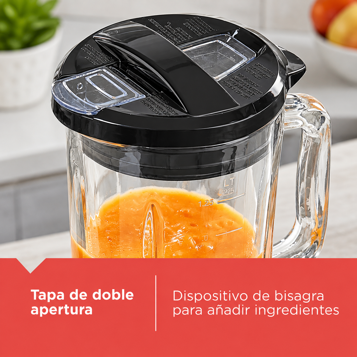 Licuadora Black+Decker Ice Crush roja 8 VEL