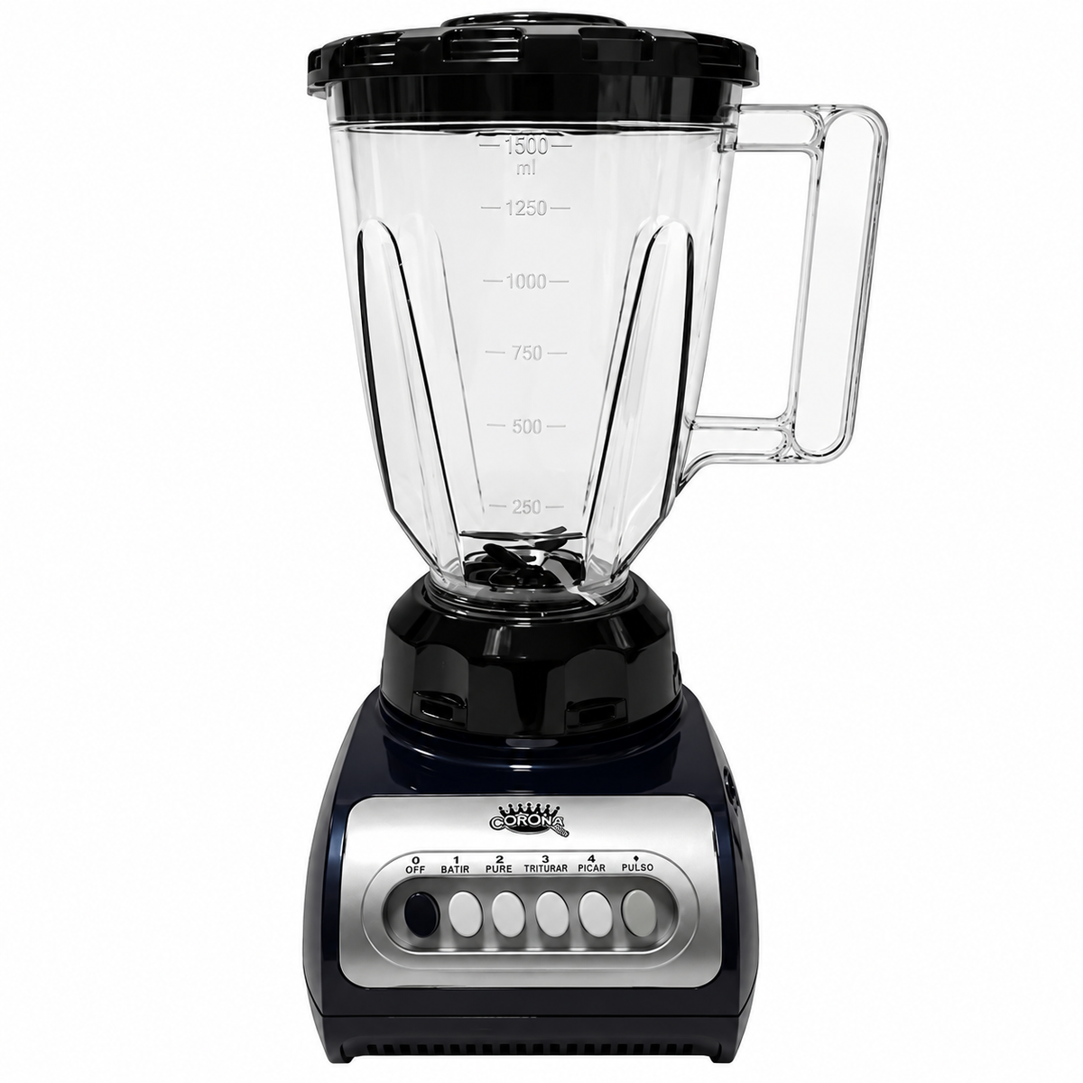 Licuadora1.5 litros 350W 4 velocidades vaso plastico CORONA