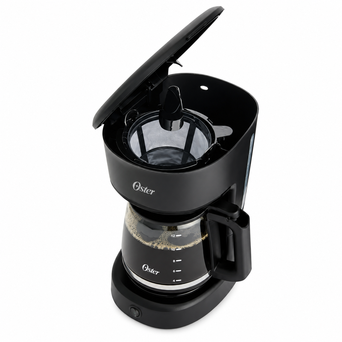 Cafetera Oster 12 tazas negra