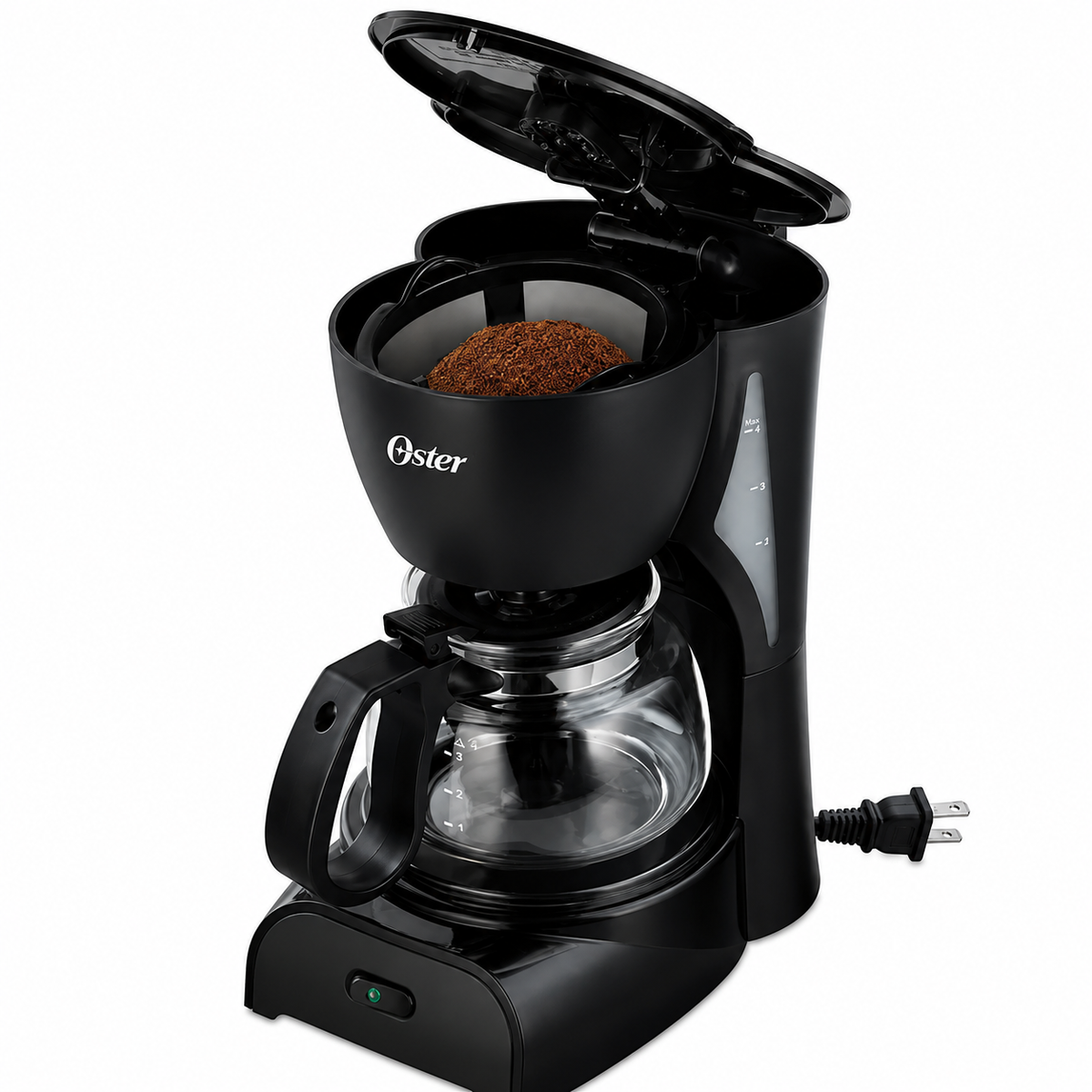 Cafetera Oster 4 tazas negra