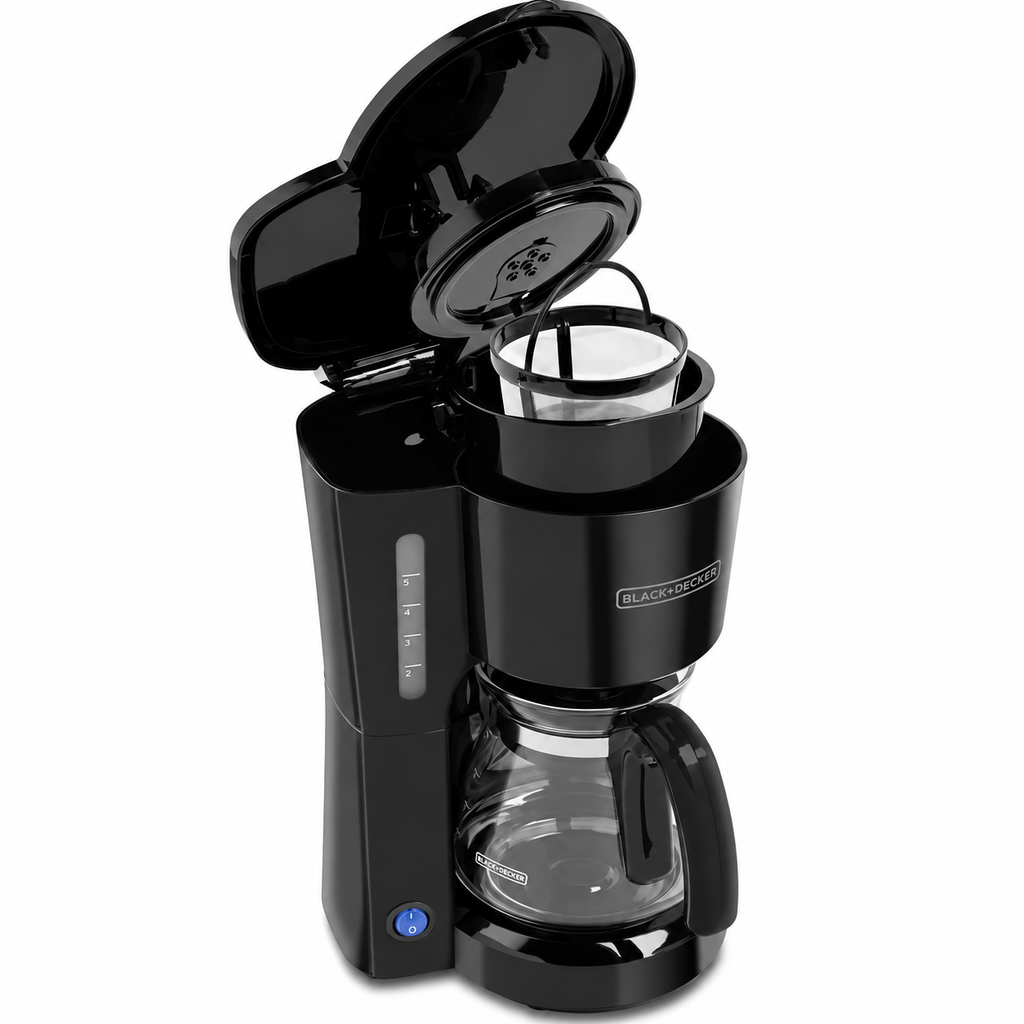 Cafetera Black+Decker 5 tazas negra