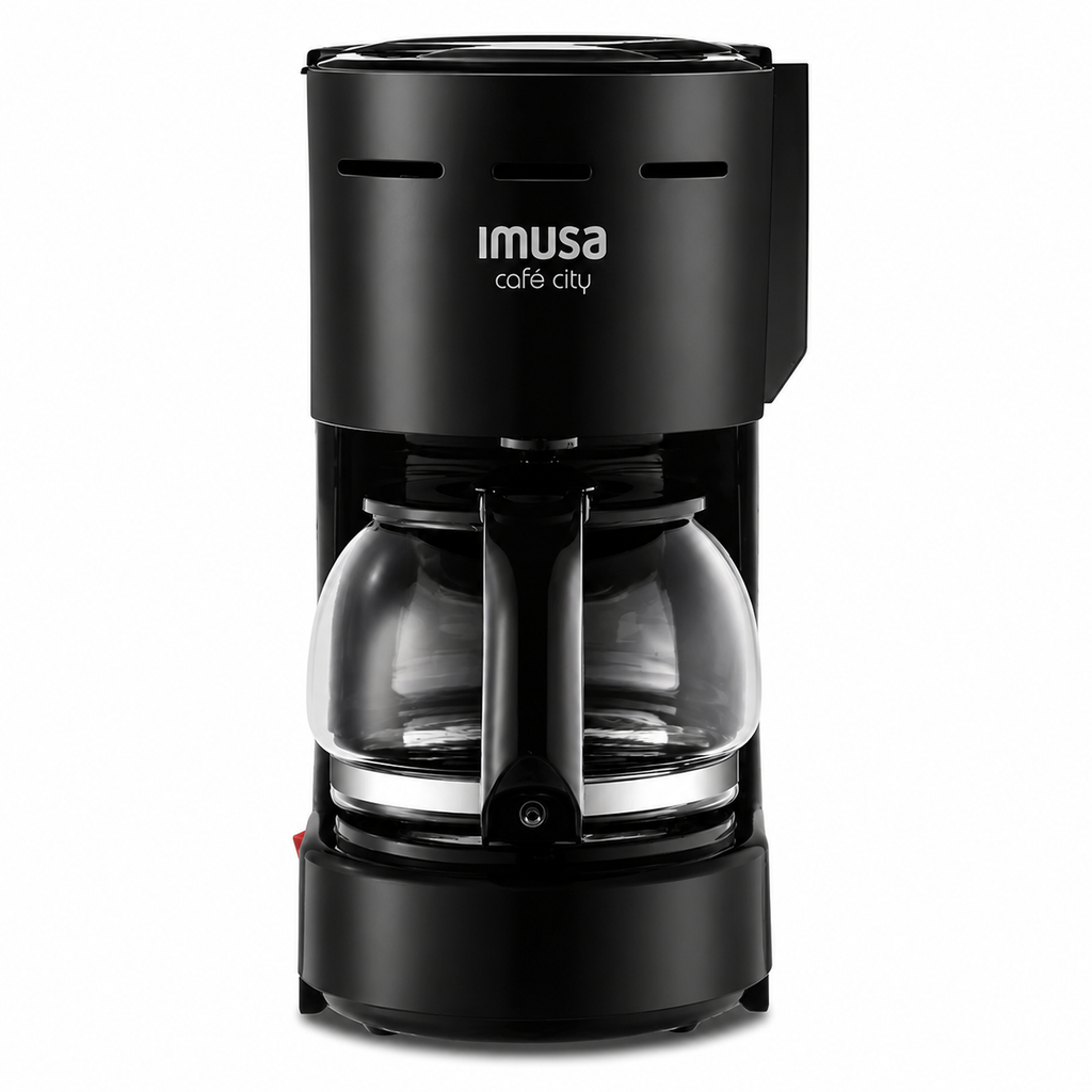 Cafetera Imusa Cafe City 6 tazas negra