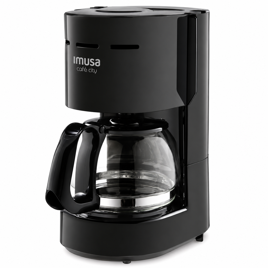 Cafetera Imusa Cafe City 6 tazas negra