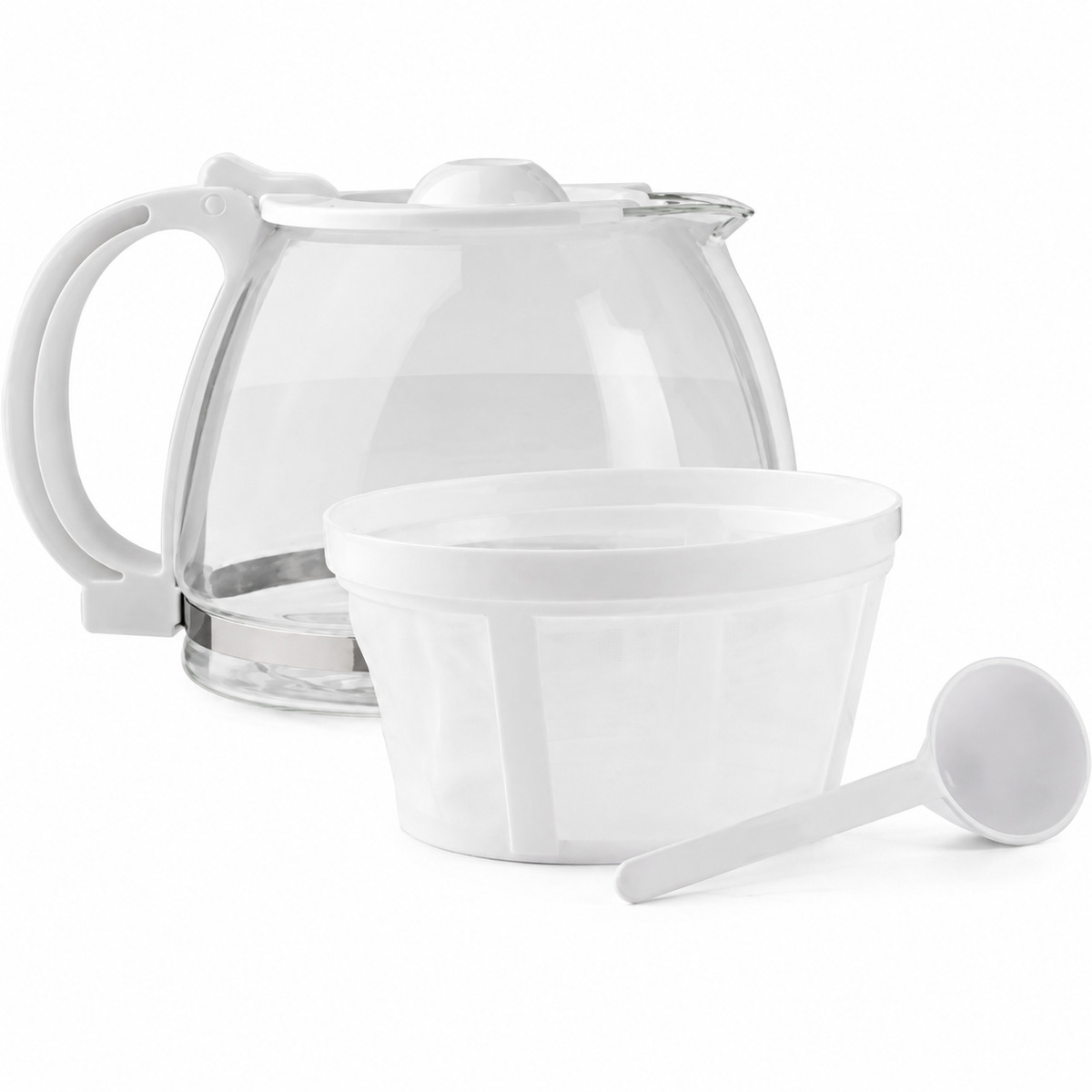 Cafetera Kalley  8 tazas 750W blanca