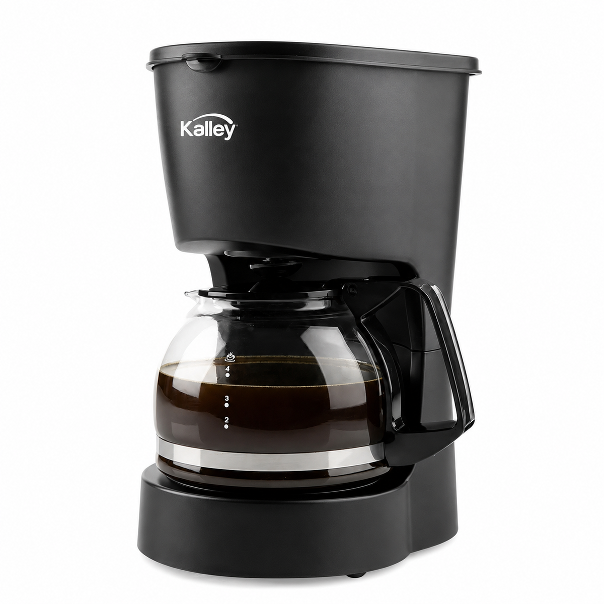 Cafetera Kalley 4 tazas 600W negra