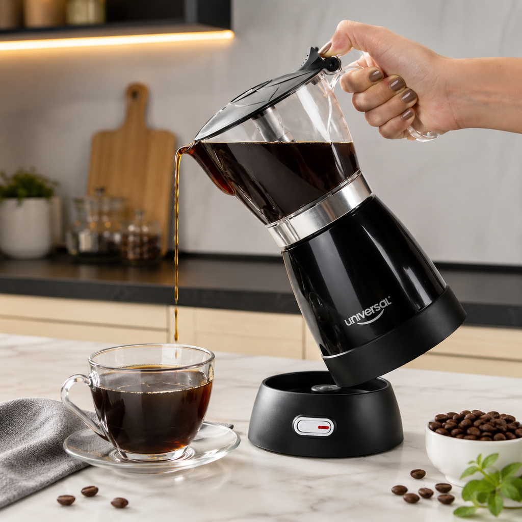 Cafetera espresso eléctrica Universal