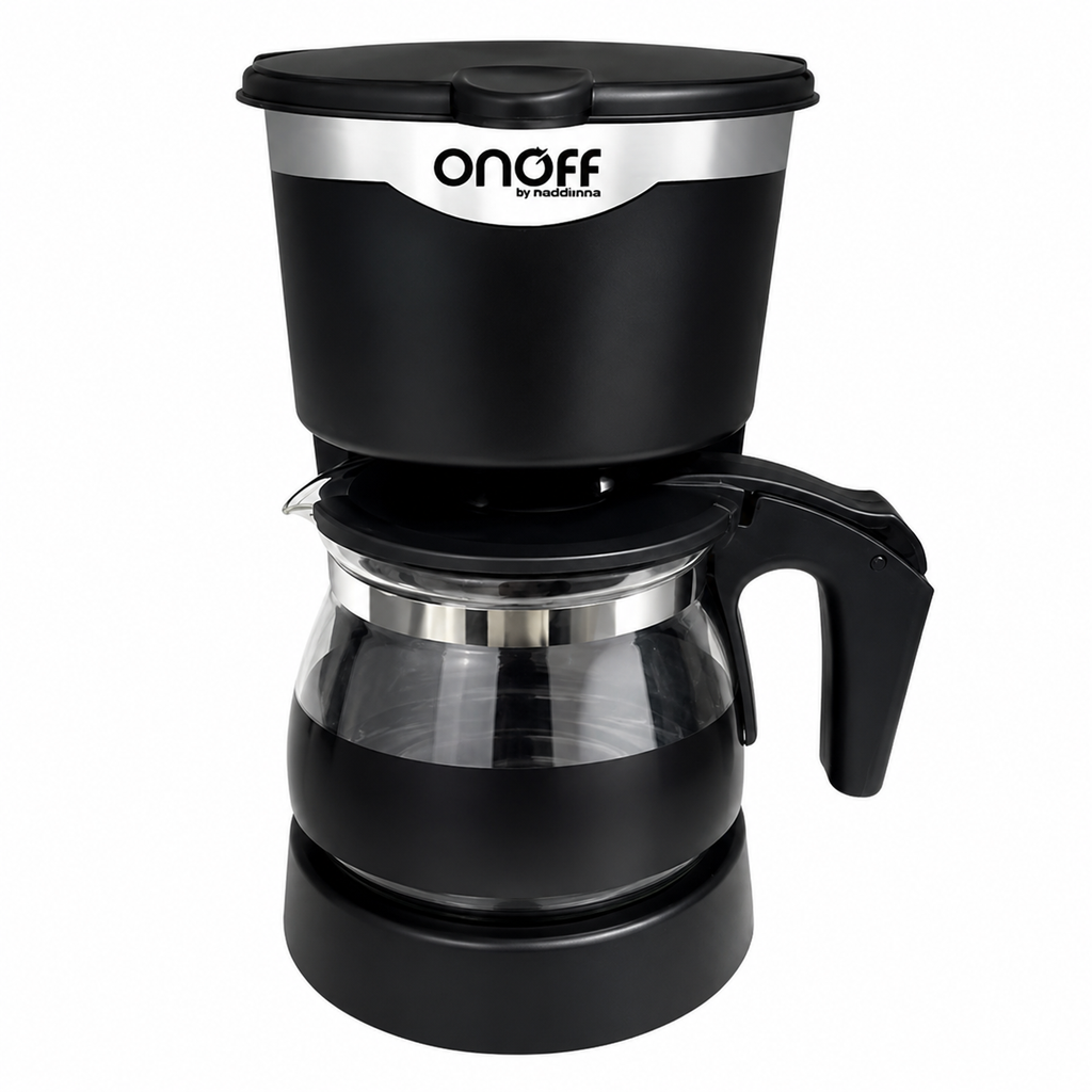 Cafetera OnOff  6 tazas 650ml negra