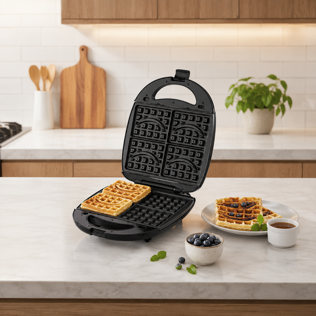 sanduchera 3 en 1/ 4 puestos 1400W UNIVERSAL