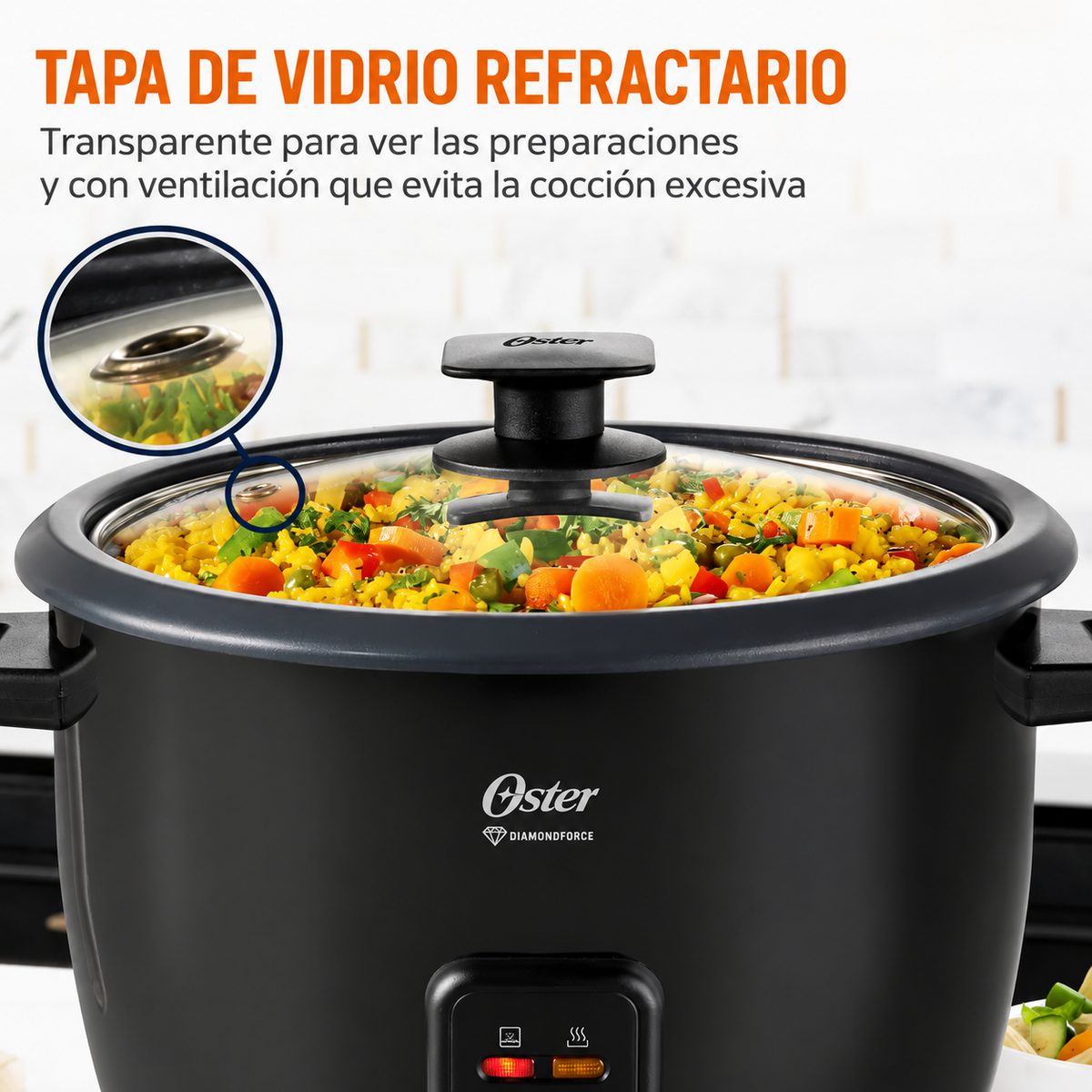 olla arrocera Oster DiamondForce 10 tazas