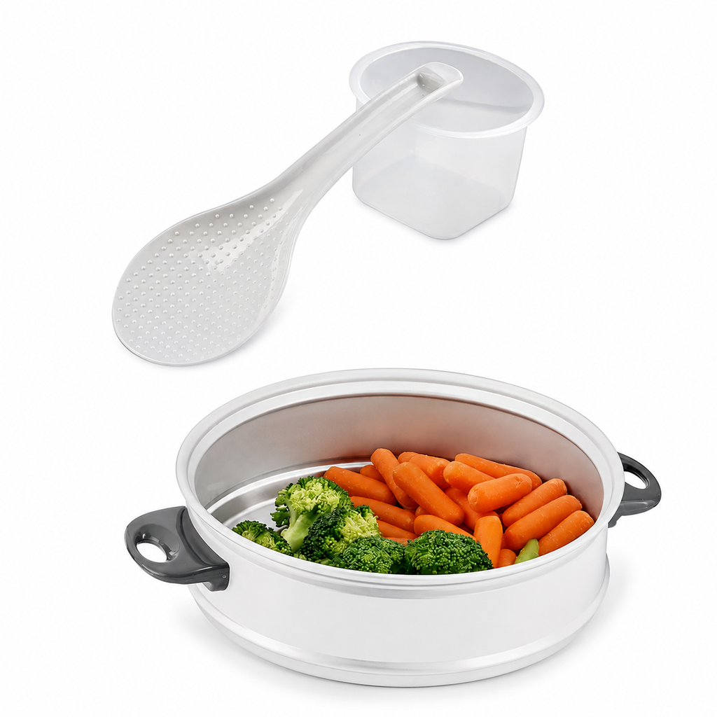 Olla arrocera con vaporizador 10 tazas blanco Kalley
