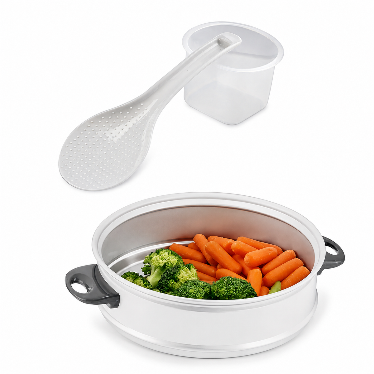 Olla arroceras vaporizador 7 tazas blanca KALLEY
