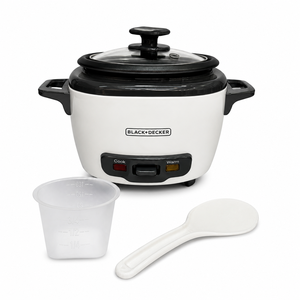 olla arrocera personal blanca BLACK+DECKER