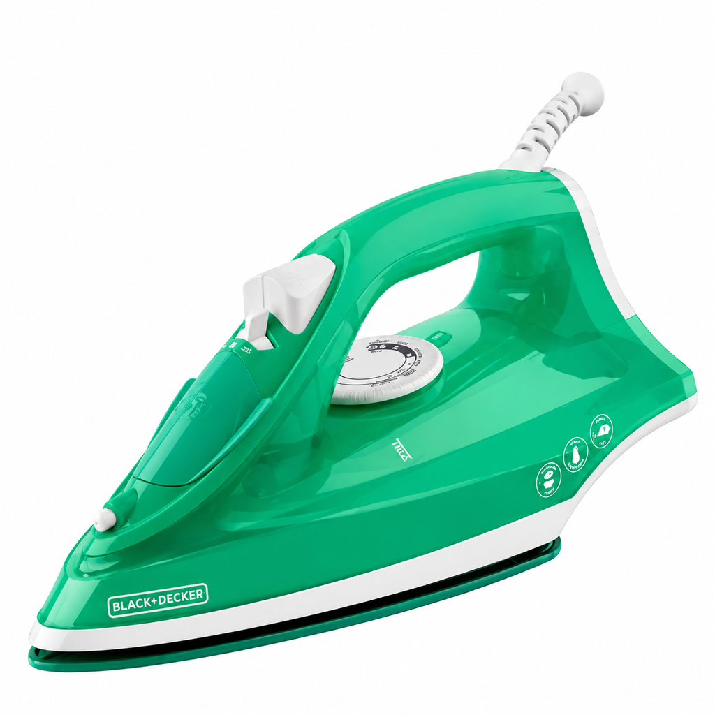 Plancha con golpe de calor verde 1200W BLACK+DECKER