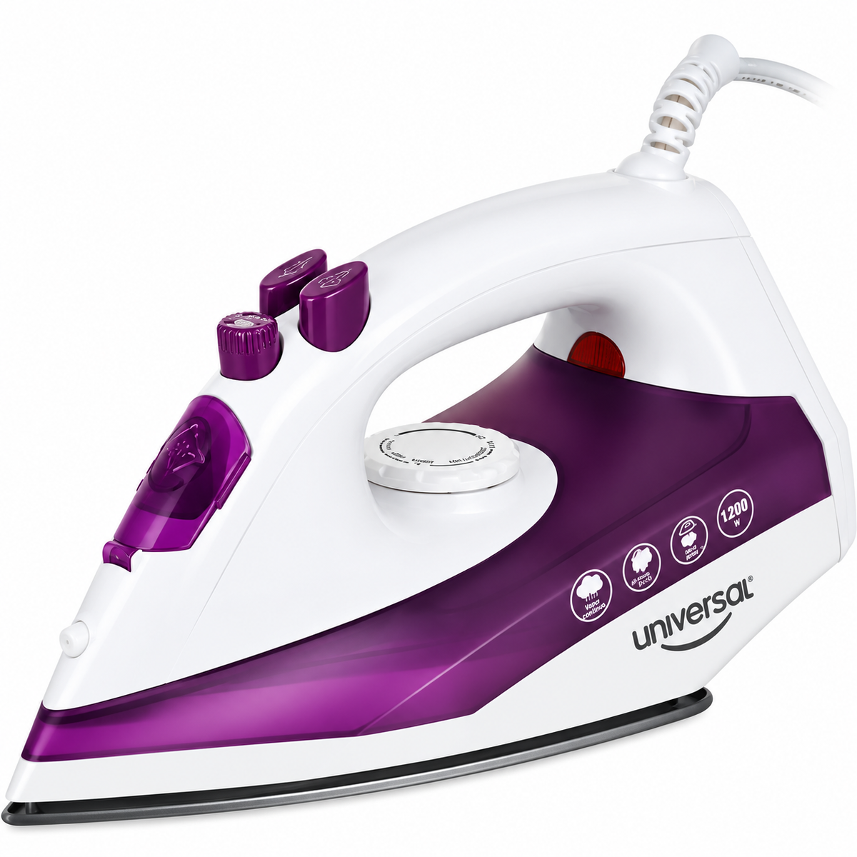 Planchaa pavor power morada 1200W UNIVERSAL