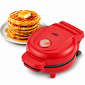 Mini waflera antiadherente roja 550W KALLEY