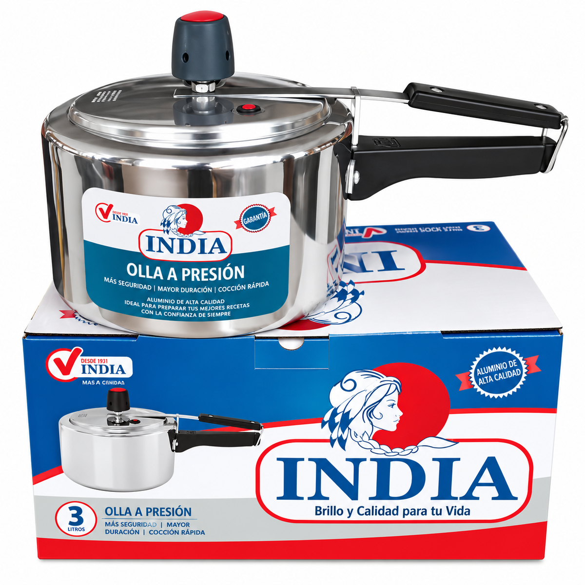 olla a presion 3 litros INDIA