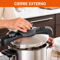 Olla presión acero inoxidable 5.6 litros 5 sistemas HOME ELEMENTS