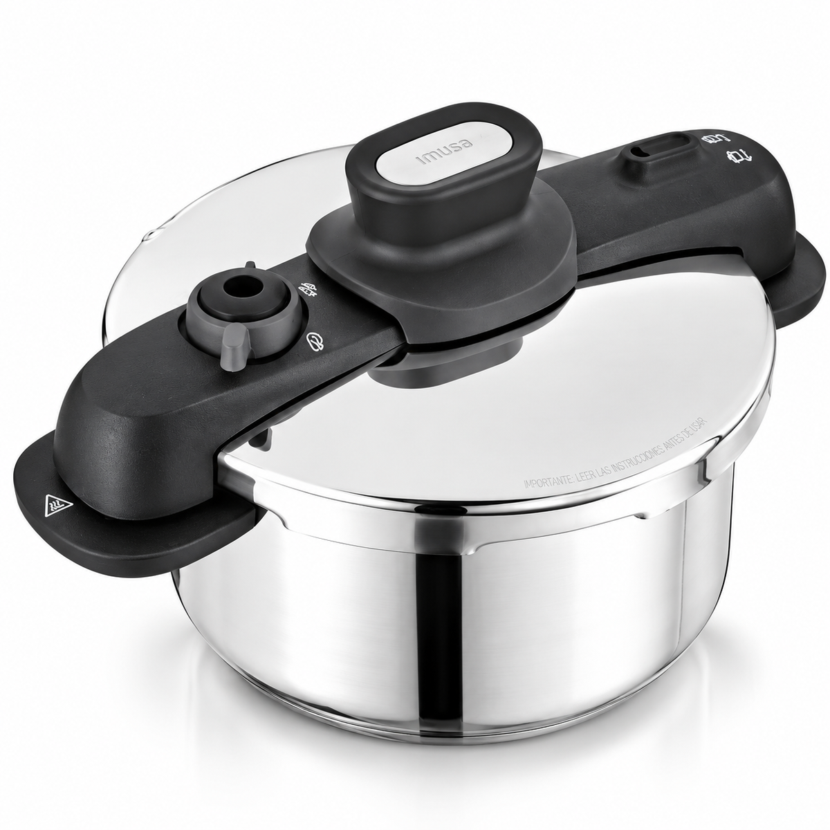 Olla presión acero inoxidable 5.6 litros 5 sistemas HOME ELEMENTS