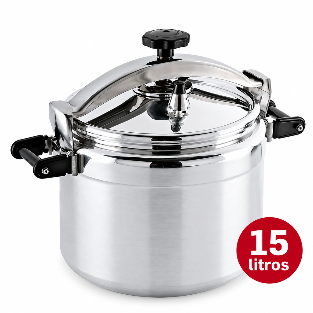 Olla presión magna aluminio natural 25 litros UNIVERSAL